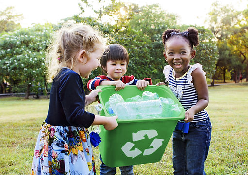 Children Recycling