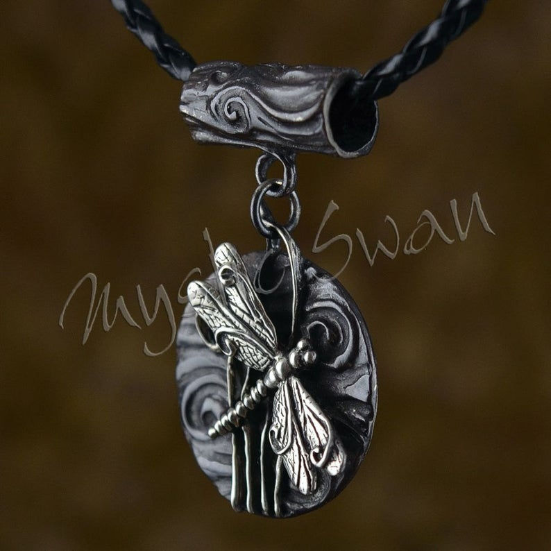 Thumbnail: Spirit Dragonfly Necklace/Pendant in Sterling Silver