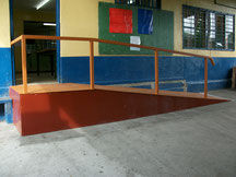 Rampa en el comedor