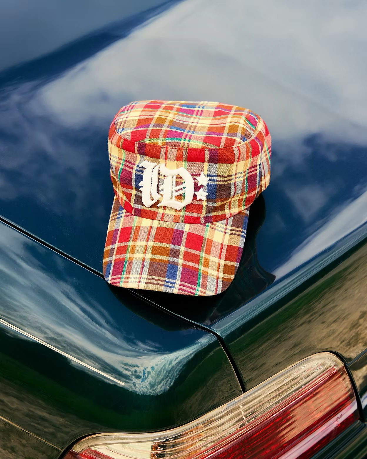 MADRAS CHECK CAP