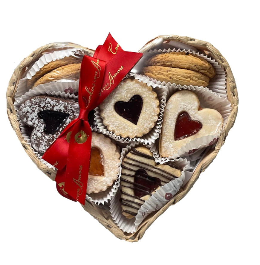 Cookies Con Amore Heart Box