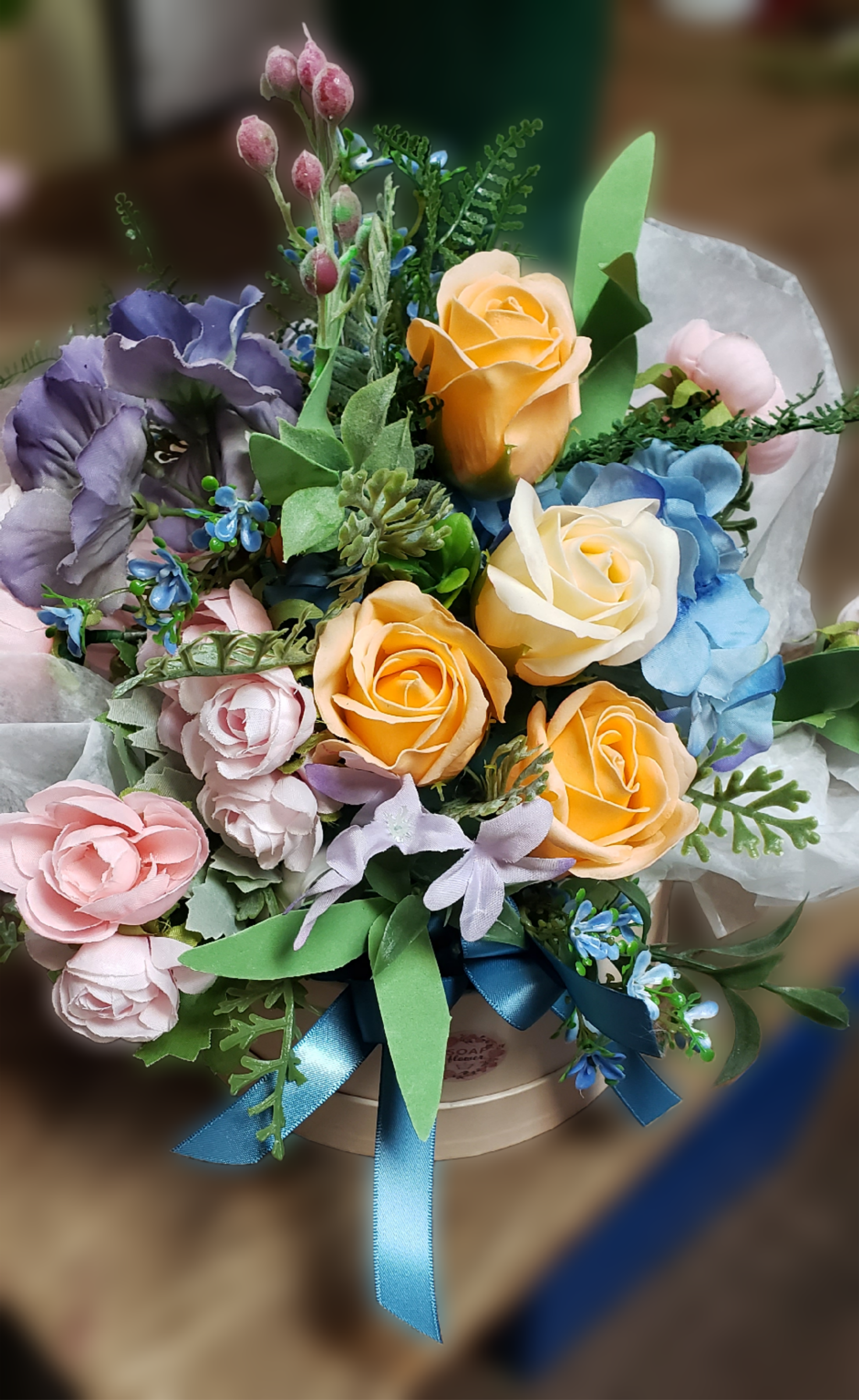 Pastels Forever Soap Bouquet