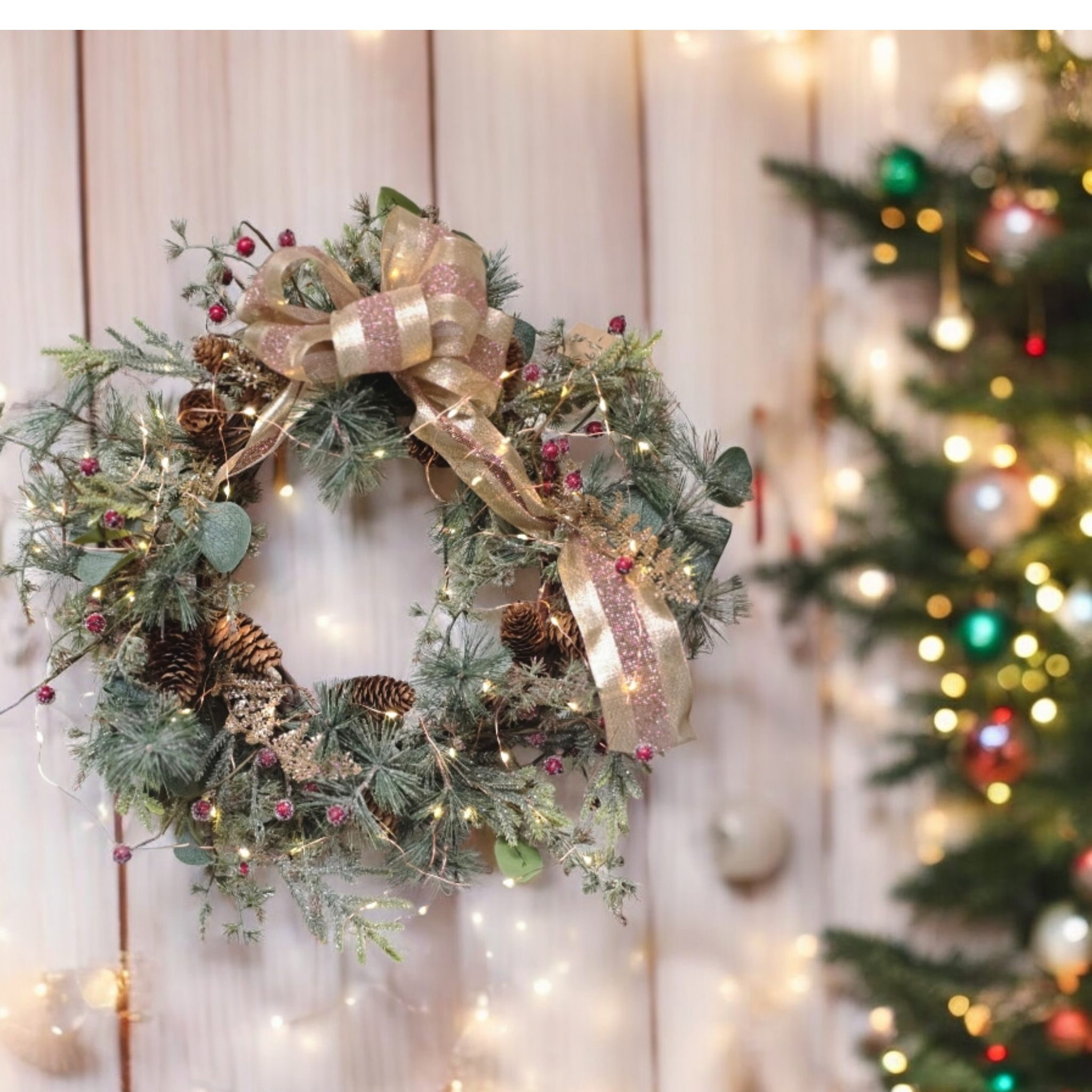 Holiday Shimmer Wreath
