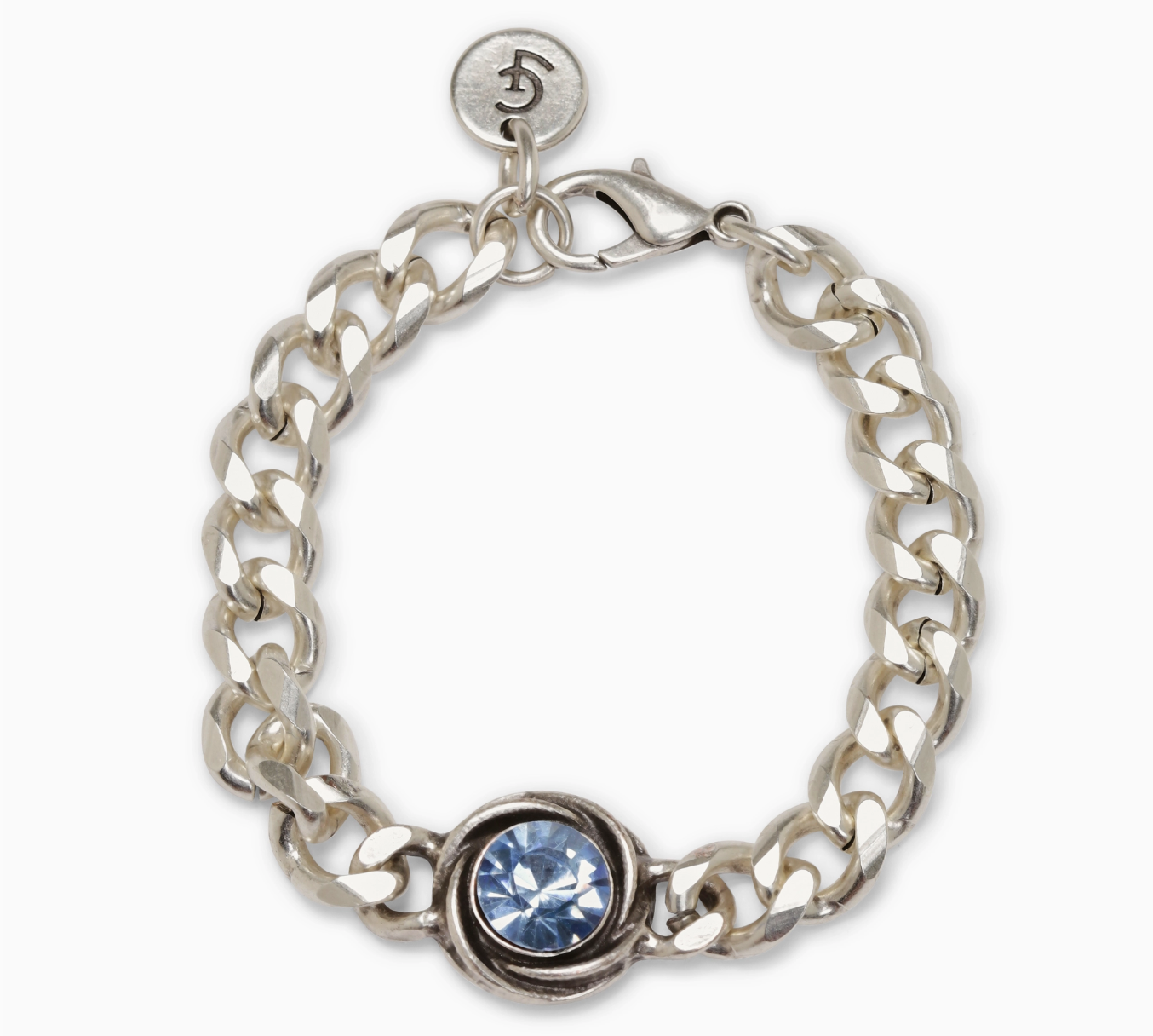 Handmade Blue Crystal Bracelet