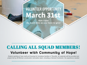 Community of Hope project- Volunteer Opportunity