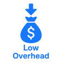 20250715_1309_Low Overhead Icon_simple_c