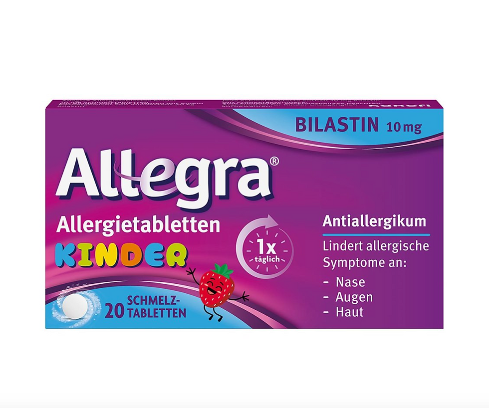 縮圖：德國Allegra - 2024 全新快速緩解花粉症和全年過敏-口服/舌下錠(成人或小孩）