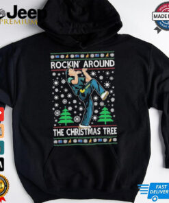 Official Reakdancer Raygun Rocking Around The Christmas Tree Ugly Christmas T Shirt