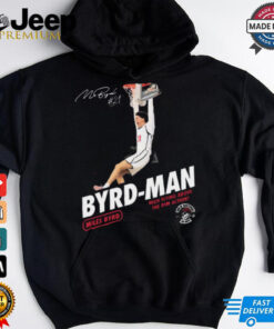 Official Miles Byrd High Flying Above The Rim Action Byrd Man San Diego State Aztecs Signature t shirt
