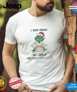 I Hate People But I Love My Wake Forest Demon Deacons Grinch Merry Christmas Shirt