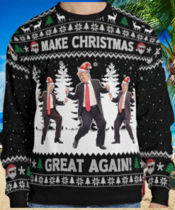 Make Christmas Great Again, Funny Trump Dancing Ugly Sweater