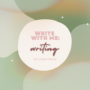 Write With Me: Writing