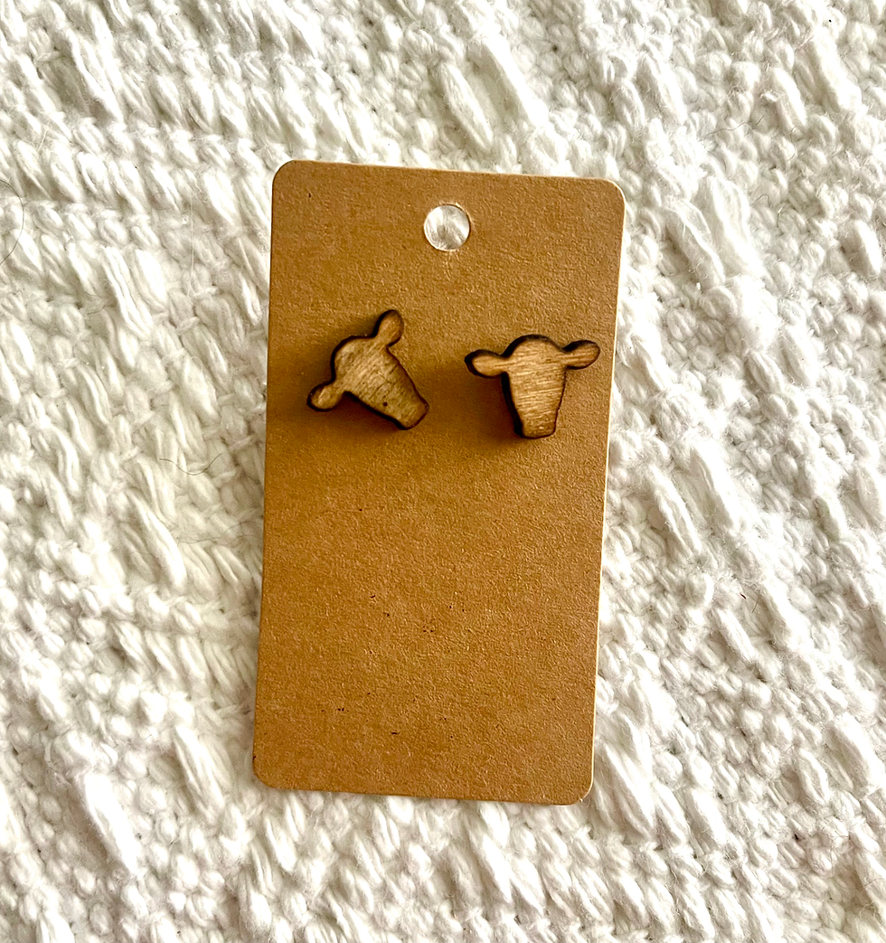 섬네일: Farm themed earrings