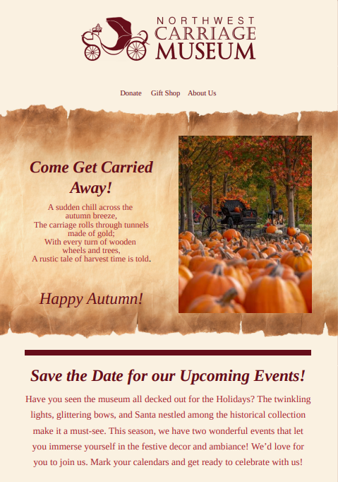 Fall 2026 Newsletter