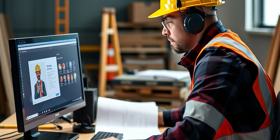Circular orange badge over a clipboard-style background that says ‘Audit Prep Checklist Inside’. Clean layout with safety branding Online Training Safety