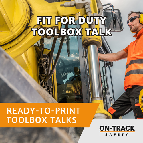 Fit For Duty Toolbox Talk On Track Safety