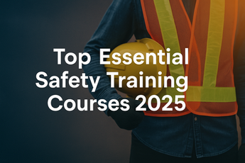 Top Essential Safety Training Courses 2025 promotional banner for Canadian businesses