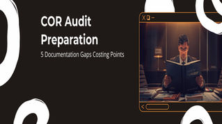 COR Audit Preparation: 5 Documentation Gaps That Cost Companies Points Every Year