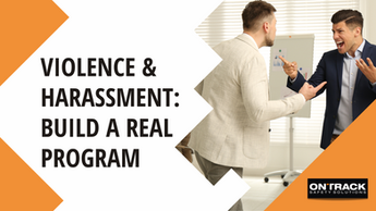 A workplace supervisor addresses a team in a meeting room, emphasizing respect and safety. Employees listen attentively, highlighting a culture of accountability and awareness.