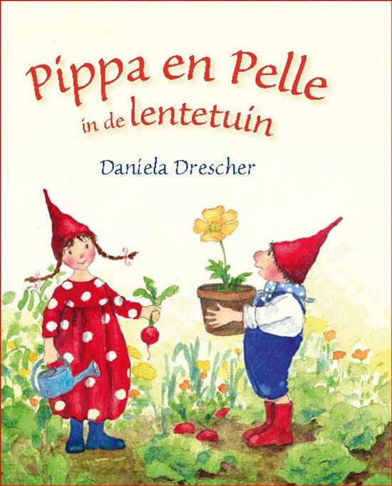 Pippa en pelle in de lentetuin