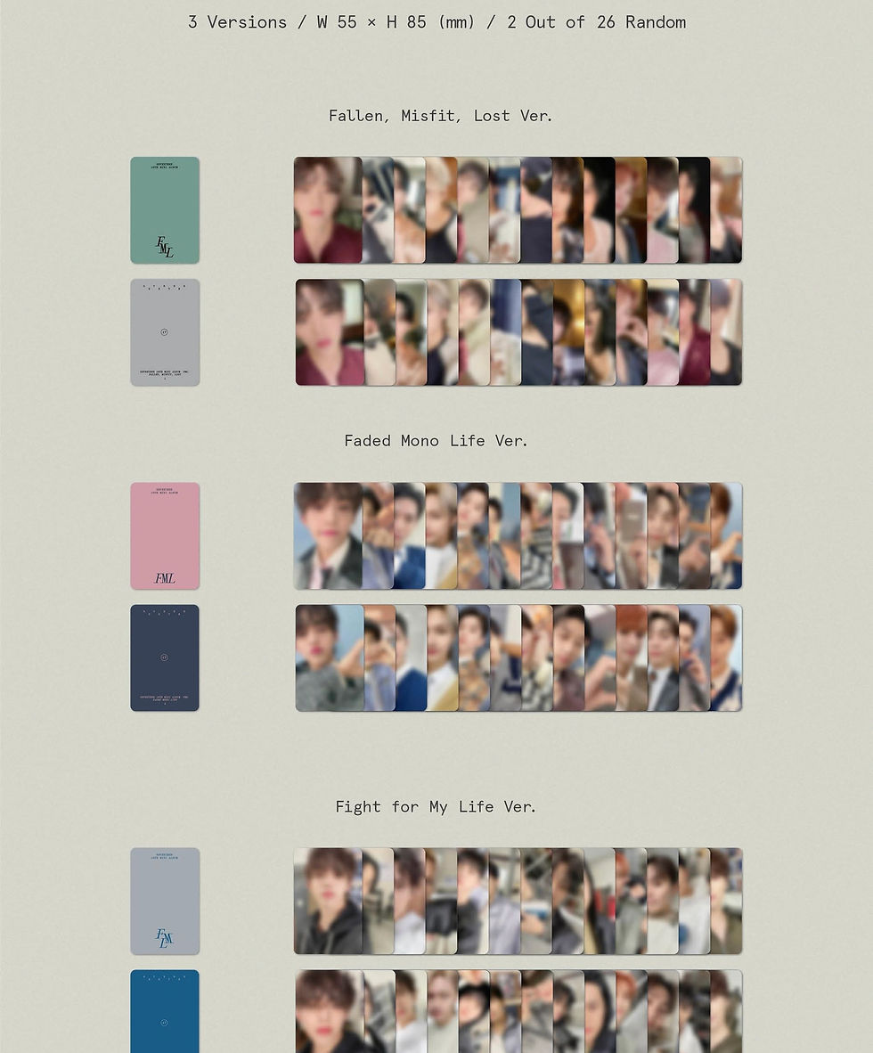 Miniatura: SEVENTEEN - 10th Mini Album [FML] (Random Ver.)