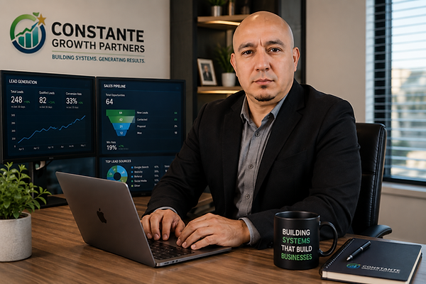 Ruben Constante, Founder of Constante Growth Partners, helping contractors grow through websites, SEO, CRM, and automation.