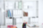 Organized Office Shelves
