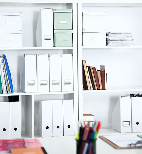 White File Folders