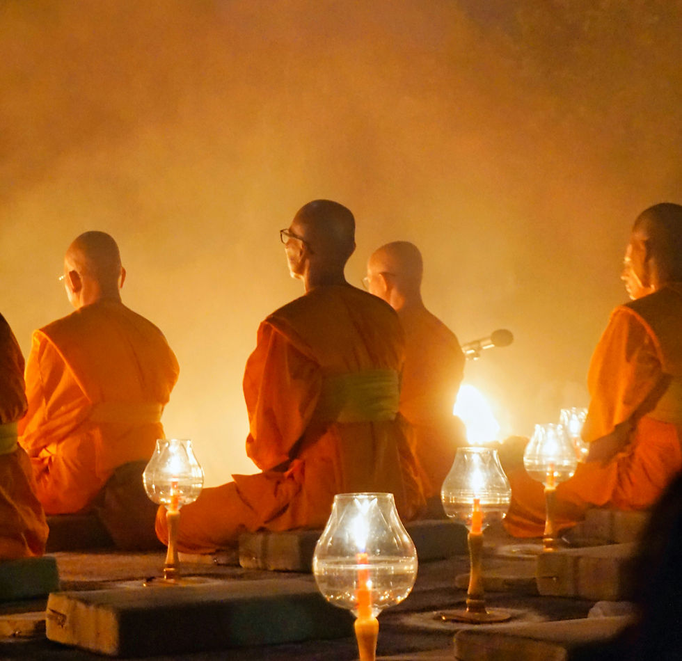 Waisak candlelight procession at Borobudur Temple