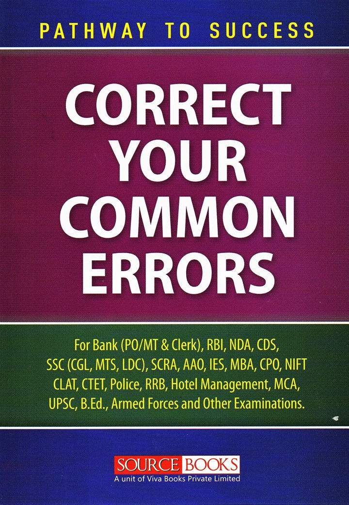 Correct Your Common Errors