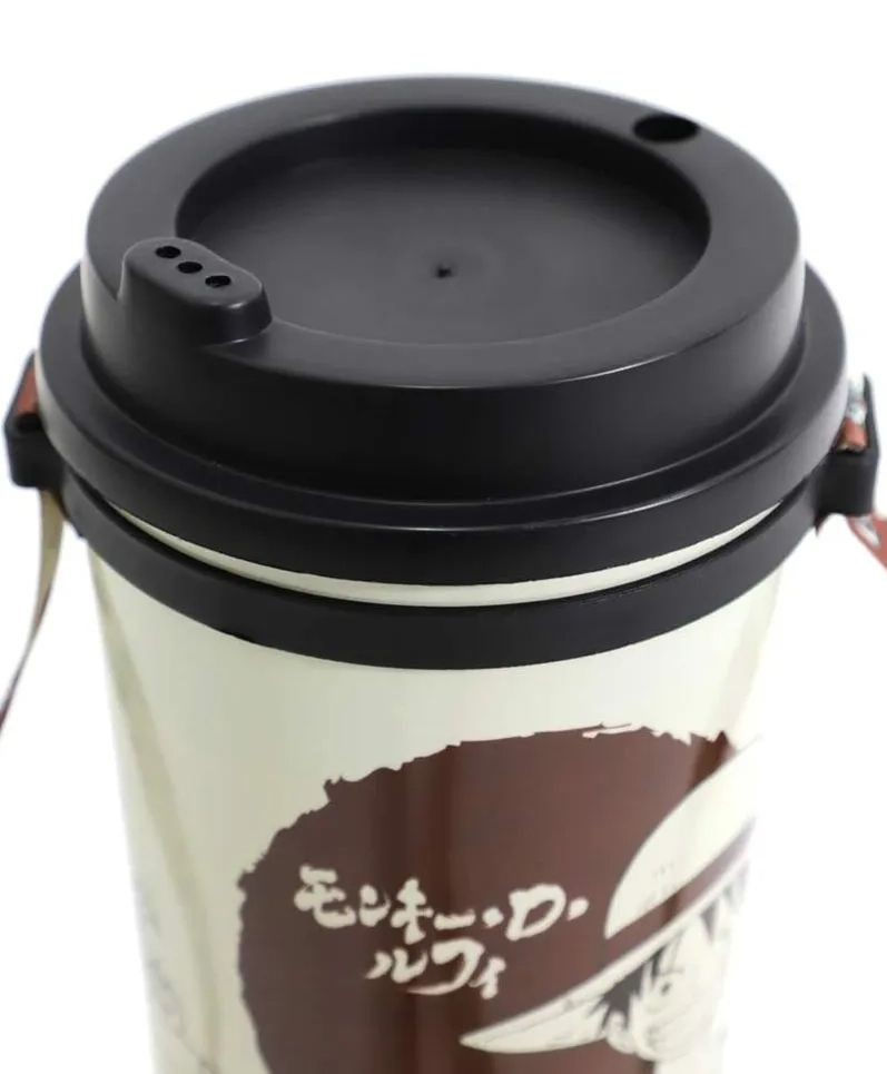 Miniatura: Copo Canudo C/ Fita One Piece Luffy Bussola