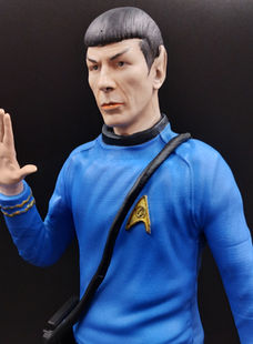 Spock Star Trek Peça ultrarrealista 27 cm de altura