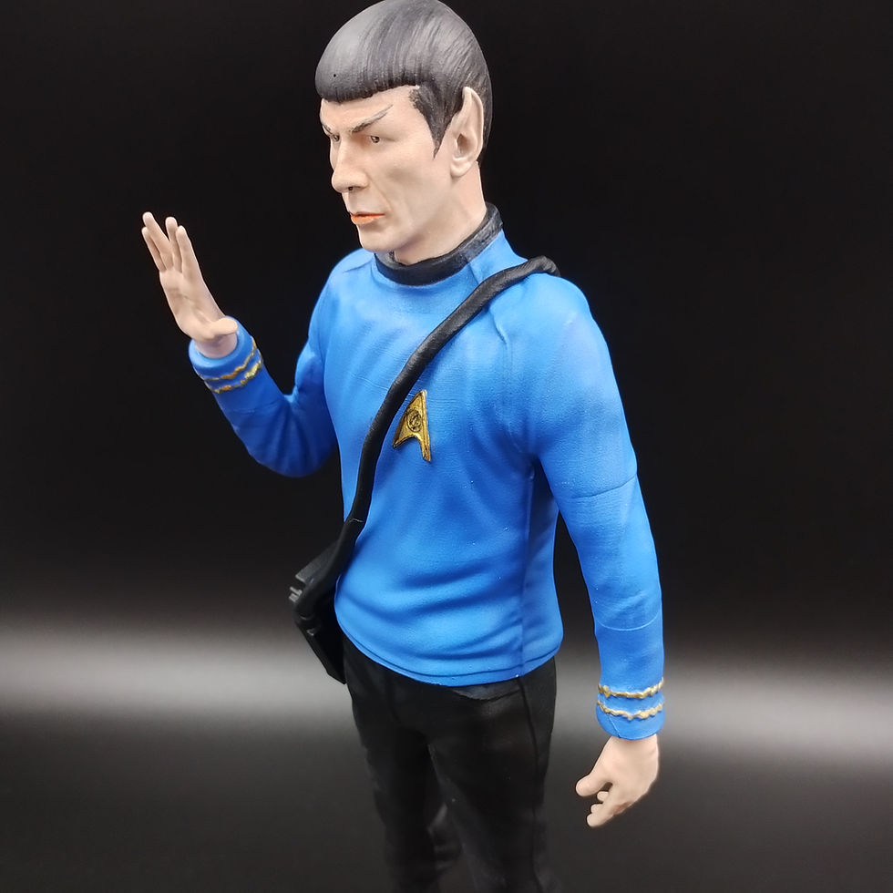 Miniatura: Spock Oficial De Ciências E Primeiro Oficial Star Trek 1966