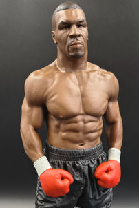 Mike Tyson Peça de arte com 27 cm de altura ultrarrealista