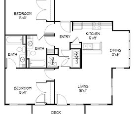 Plan 2.2 Unfurnished Apartment. 