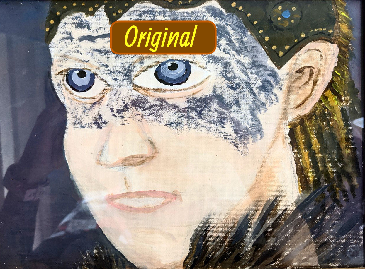 AFK Painted Original: Troubled Warrior