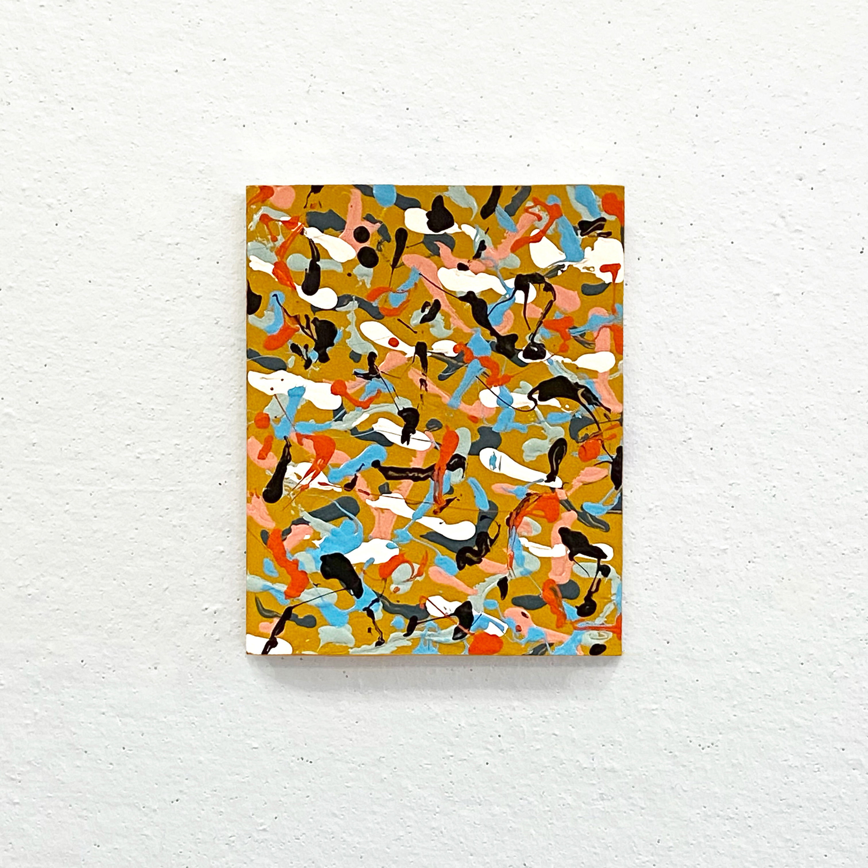 Pink, Red, Jade, Blue, Blue Deep, and Black on Gold