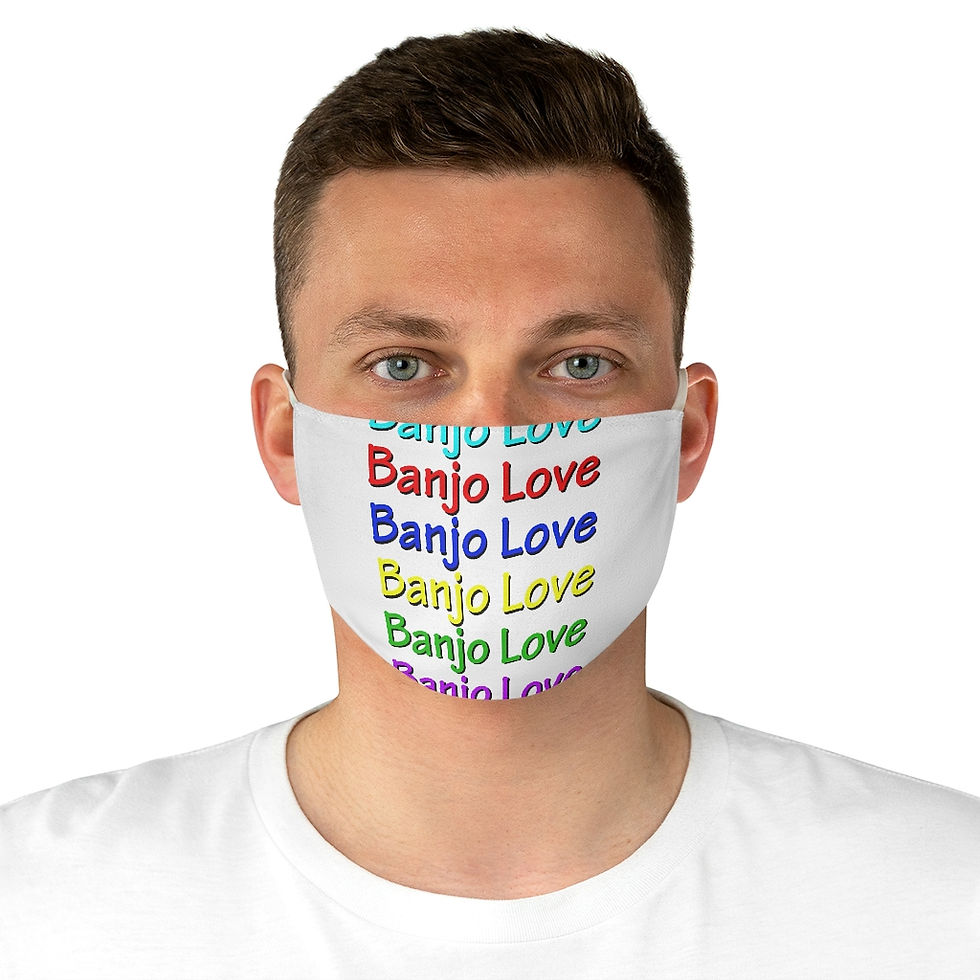 Thumbnail: Banjo Love Fabric Face Mask
