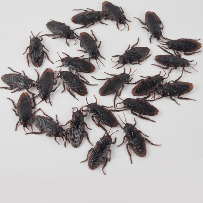 Thumbnail: Prank Fake Roaches Insects Plastic Bugs Cockroach Joke Play Toy