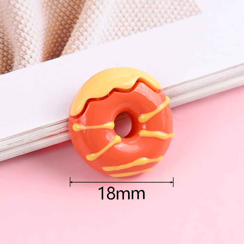 Thumbnail: Colorful Donut Resin Charm