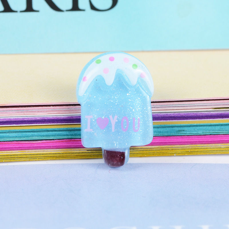 Thumbnail: Popsicles and Crowns Resin Charm