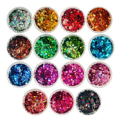 5g Laser Pentagram 3mm Sequins Pet Sequins