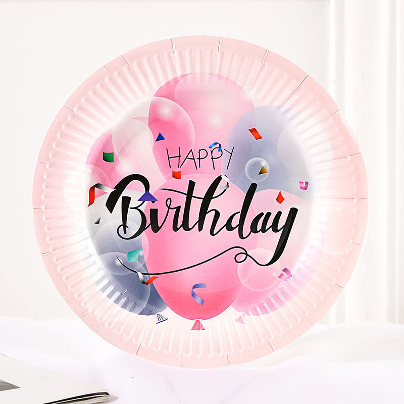 Thumbnail: Happy Birthday Disposable Party Plate