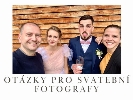 Otázky pro svatebního fotografa