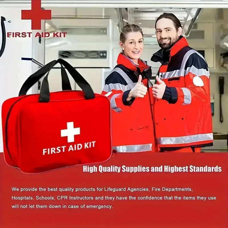 Thumbnail: Deluxe First Aid Kit With Carrying Pouch