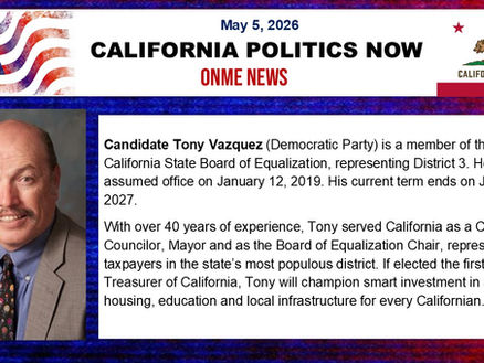 Watch/Listen On-Demand:  California Politics Now election discussion concerning attorney general, secretary of state, and treasurer positions