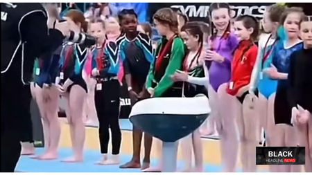 Video of Black girl skipped during medal ceremony accumulates outrage online--and now they apologize
