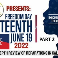 Watch or listen to part 2 of ONME Network's 2022 California Juneteenth online on justice and health