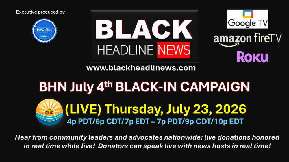 BLACK-IN:  Watch final part 4 tomorrow night at 4:00 PM PDT/6:00 PM CDT as the news hosts speak with other journalists live about their experiences in the industry