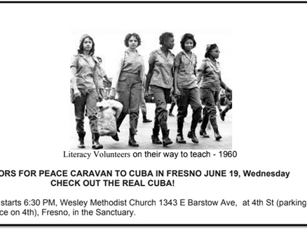 'Pastors for Peace' caravan to Cuba in a Fresno send-off June 19